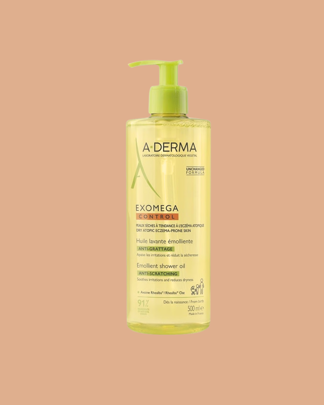 A-Derma Exomega Control Emollient Shower Oil