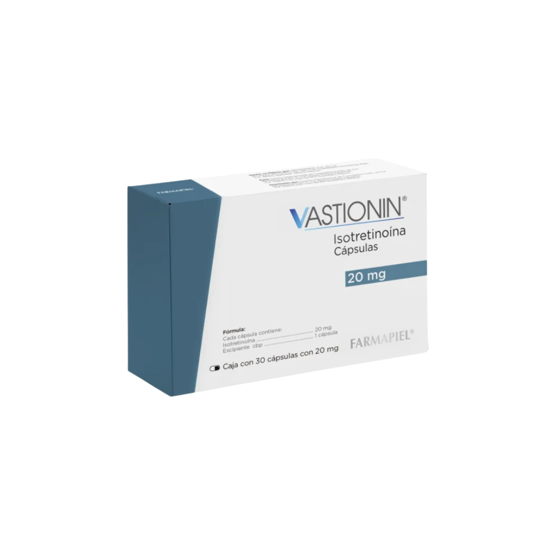 Vastionin 20 mg con 30 cápsulas
